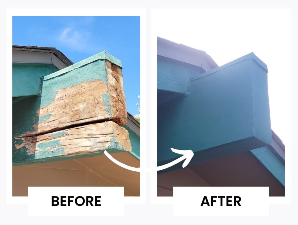 Wood Rot Beam Repair